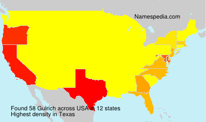 Surname Gulrich in USA Surname Gulrich in USA
