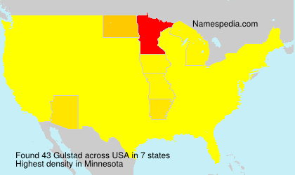 Surname Gulstad in USA Surname Gulstad in USA
