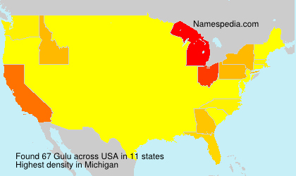 Surname Gulu in USA Surname Gulu in USA