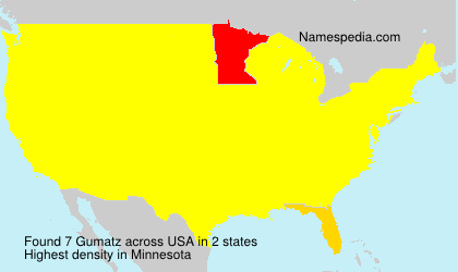 Surname Gumatz in USA