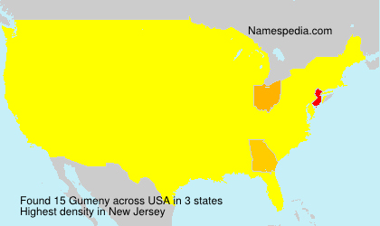 Surname Gumeny in USA Surname Gumeny in USA