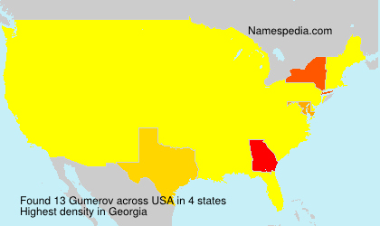 Surname Gumerov in USA Surname Gumerov in USA