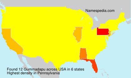Surname Gummadapu in USA Surname Gummadapu in USA