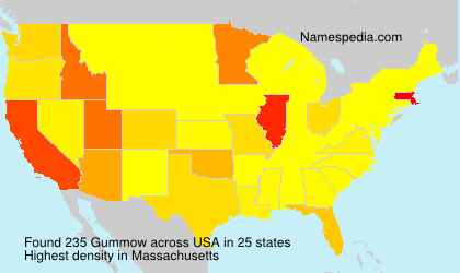 Surname Gummow in USA Surname Gummow in USA