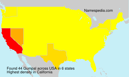 Surname Gumpal in USA Surname Gumpal in USA