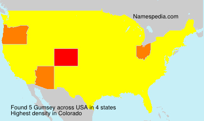 Surname Gumsey in USA Surname Gumsey in USA