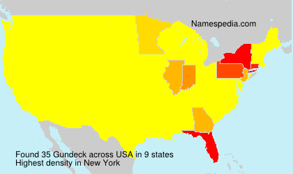 Surname Gundeck in USA Surname Gundeck in USA