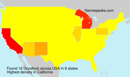 Surname Gundlock in USA Surname Gundlock in USA