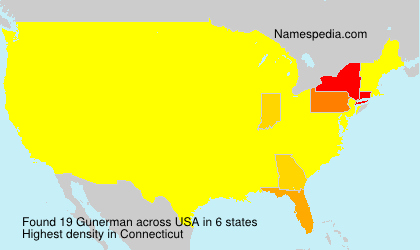 Surname Gunerman in USA Surname Gunerman in USA