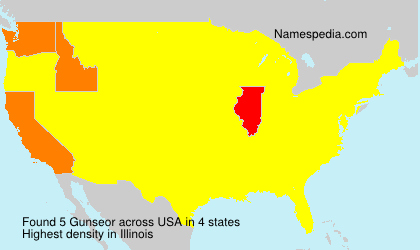 Surname Gunseor in USA Surname Gunseor in USA