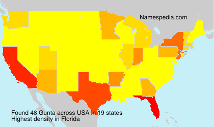 Surname Gunta in USA Surname Gunta in USA