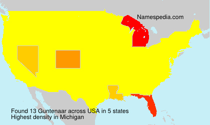 Surname Guntenaar in USA Surname Guntenaar in USA