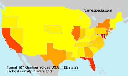 Surname Guntner in USA Surname Guntner in USA