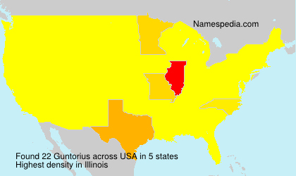 Surname Guntorius in USA Surname Guntorius in USA