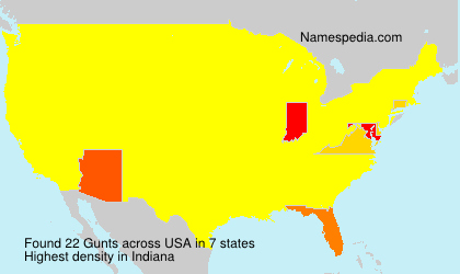 Surname Gunts in USA Surname Gunts in USA