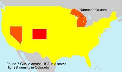 Surname Guolla in USA Surname Guolla in USA
