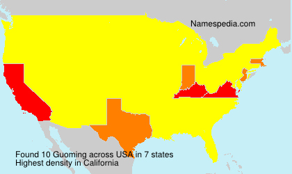 Surname Guoming in USA Surname Guoming in USA