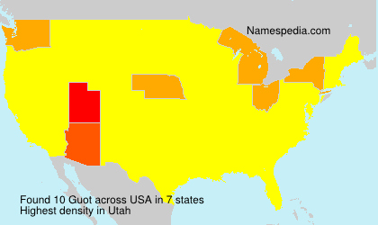 Surname Guot in USA Surname Guot in USA