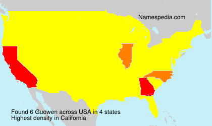 Surname Guowen in USA Surname Guowen in USA