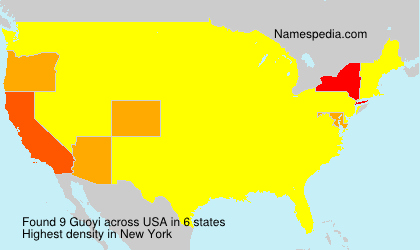 Surname Guoyi in USA Surname Guoyi in USA
