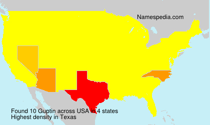 Surname Guptin in USA Surname Guptin in USA