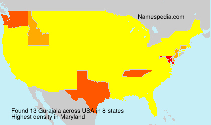 Surname Gurajala in USA Surname Gurajala in USA