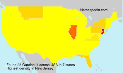 Surname Guralchuk in USA Surname Guralchuk in USA