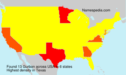 Surname Gurban in USA Surname Gurban in USA