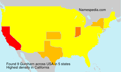 Surname Gurcharn in USA Surname Gurcharn in USA