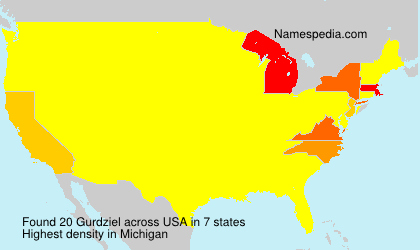 Surname Gurdziel in USA Surname Gurdziel in USA