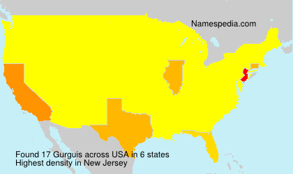 Surname Gurguis in USA Surname Gurguis in USA