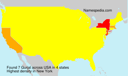 Surname Gurjal in USA Surname Gurjal in USA