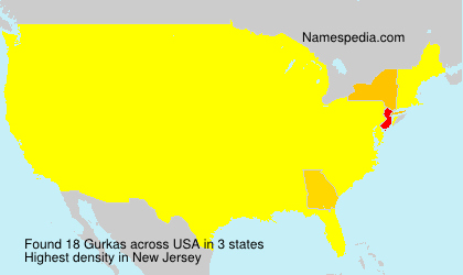Surname Gurkas in USA Surname Gurkas in USA