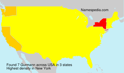 Surname Gurmann in USA Surname Gurmann in USA