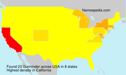 Surname Gurminder in USA Surname Gurminder in USA
