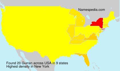 Surname Gurran in USA Surname Gurran in USA