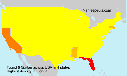 Surname Gurtan in USA Surname Gurtan in USA