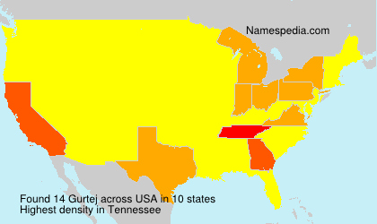 Surname Gurtej in USA Surname Gurtej in USA