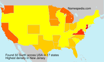 Surname Gurth in USA Surname Gurth in USA