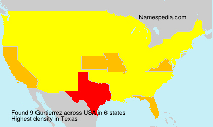 Surname Gurtierrez in USA Surname Gurtierrez in USA