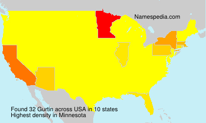 Surname Gurtin in USA Surname Gurtin in USA