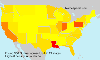 Surname Gurtner in USA Surname Gurtner in USA