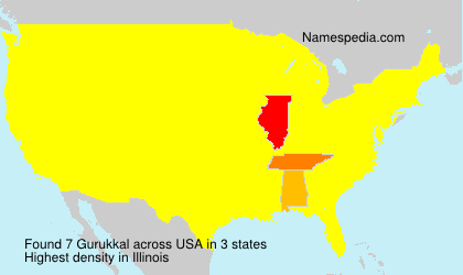 Surname Gurukkal in USA Surname Gurukkal in USA