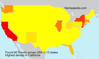 Surname Gurvits in USA Surname Gurvits in USA