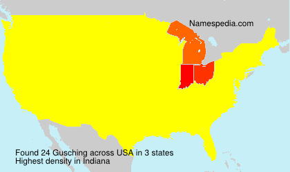 Surname Gusching in USA Surname Gusching in USA