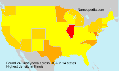 Surname Guseynova in USA Surname Guseynova in USA