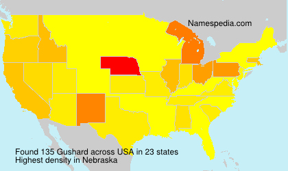 Surname Gushard in USA Surname Gushard in USA