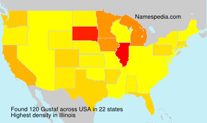 Surname Gustaf in USA Surname Gustaf in USA