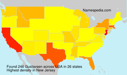 Surname Gustavsen in USA Surname Gustavsen in USA