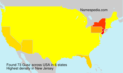 Surname Gusz in USA Surname Gusz in USA